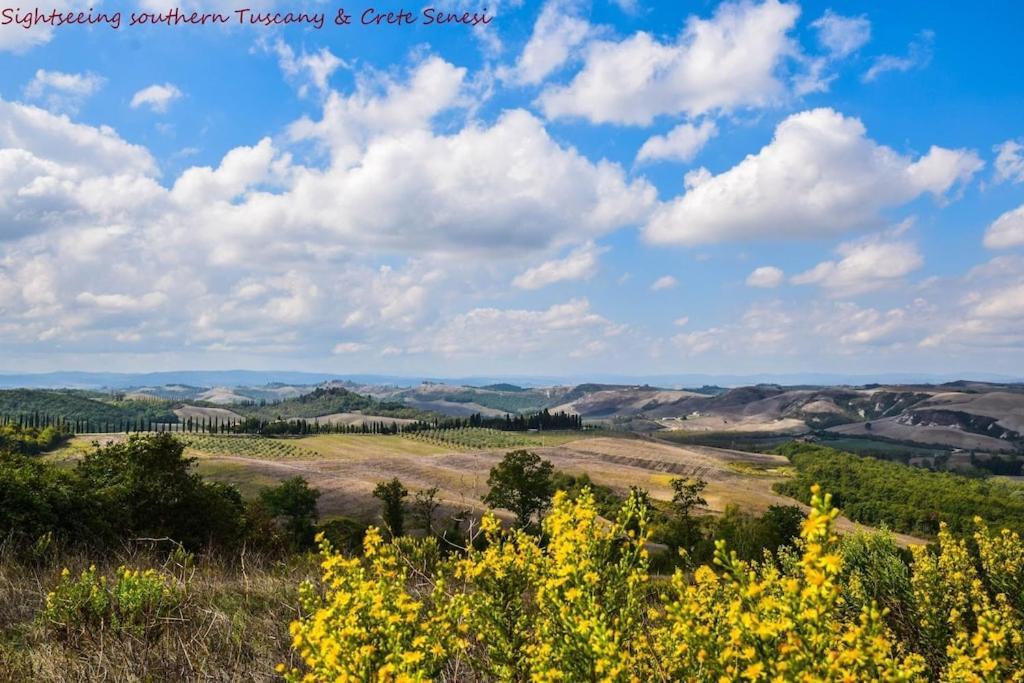Agriturismo Podere Biancospino Piscina Privata 끼안챠노테르메 외부 사진