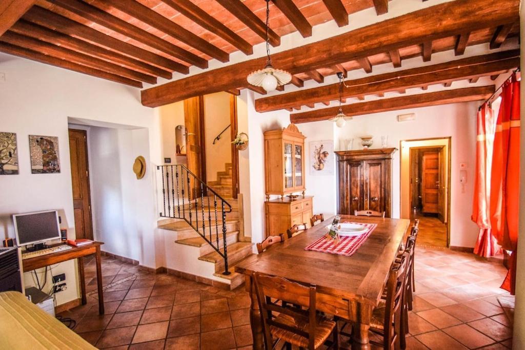 Agriturismo Podere Biancospino Piscina Privata 끼안챠노테르메 외부 사진