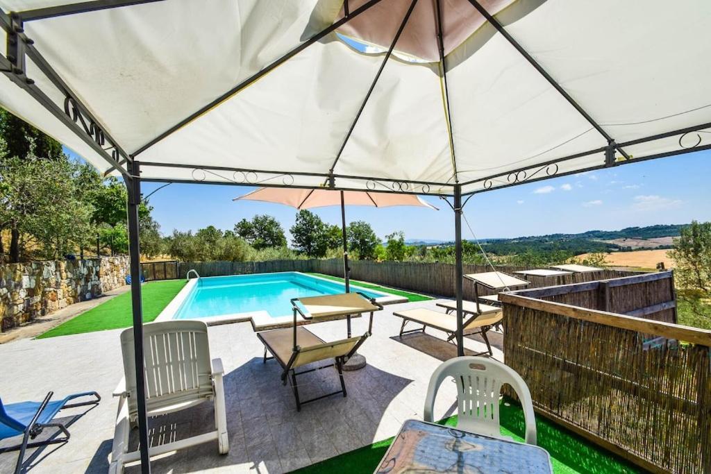Agriturismo Podere Biancospino Piscina Privata 끼안챠노테르메 외부 사진